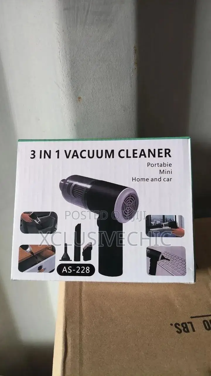 Portable Mini Car 3 in 1 Vacuum Cleaner