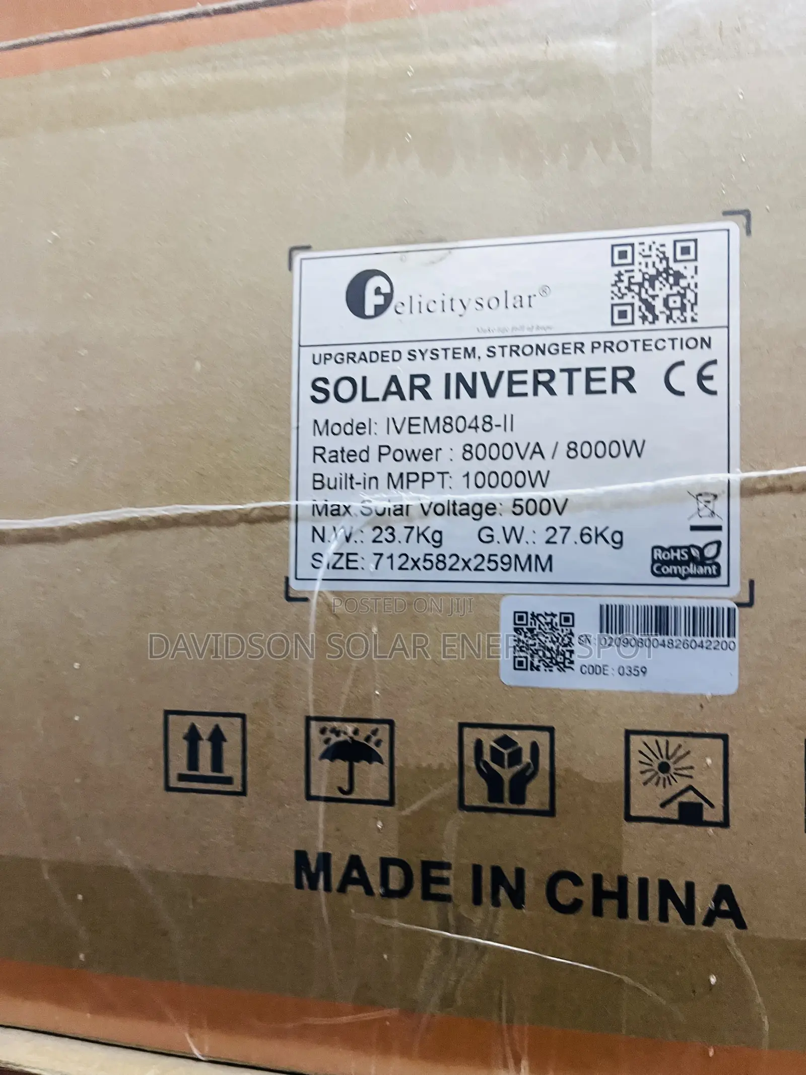 8kva 48v Felicity Solar Inverter Hybrid