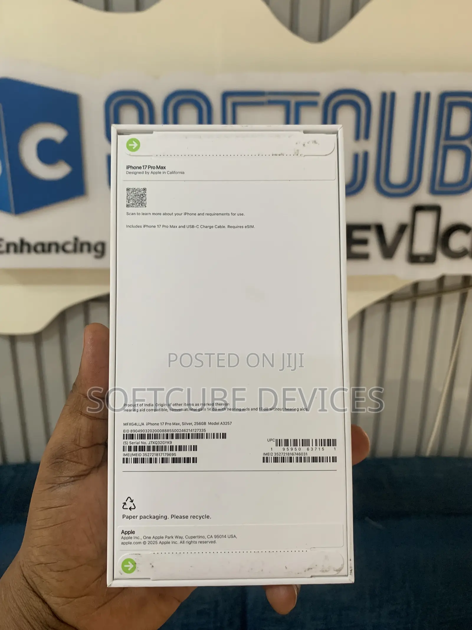 New Apple iPhone 17 Pro Max 256 GB Silver
