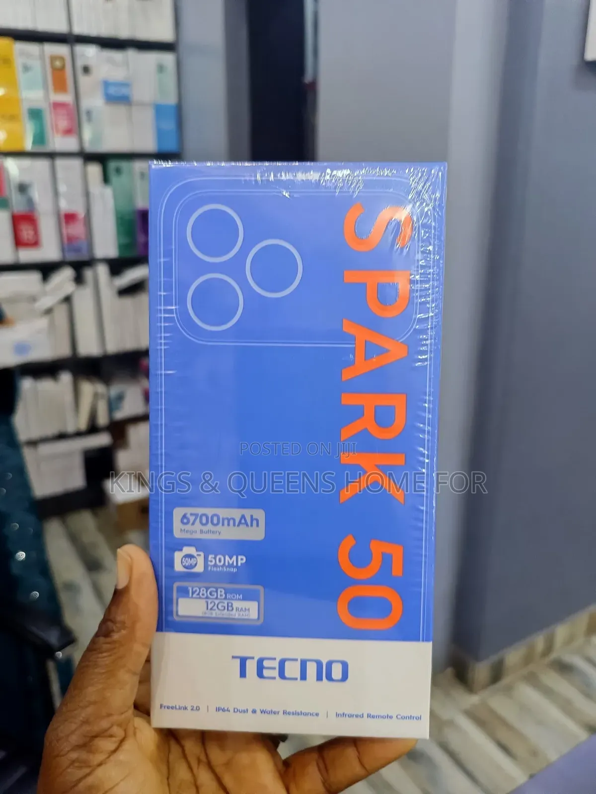 New Tecno Spark 50 128 GB Black