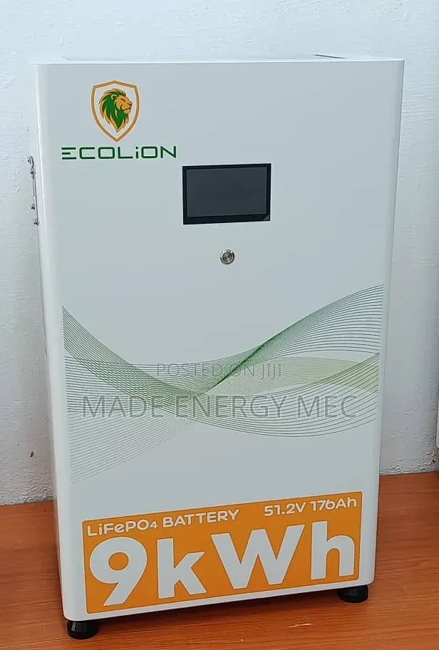 9kWh 51.2V ECOLION LiFePO4 Lithium Battery –