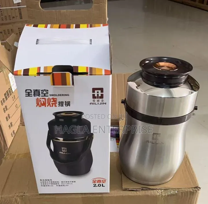 2.0L Vacuum Insulated Smoldering (Thermal) Pot