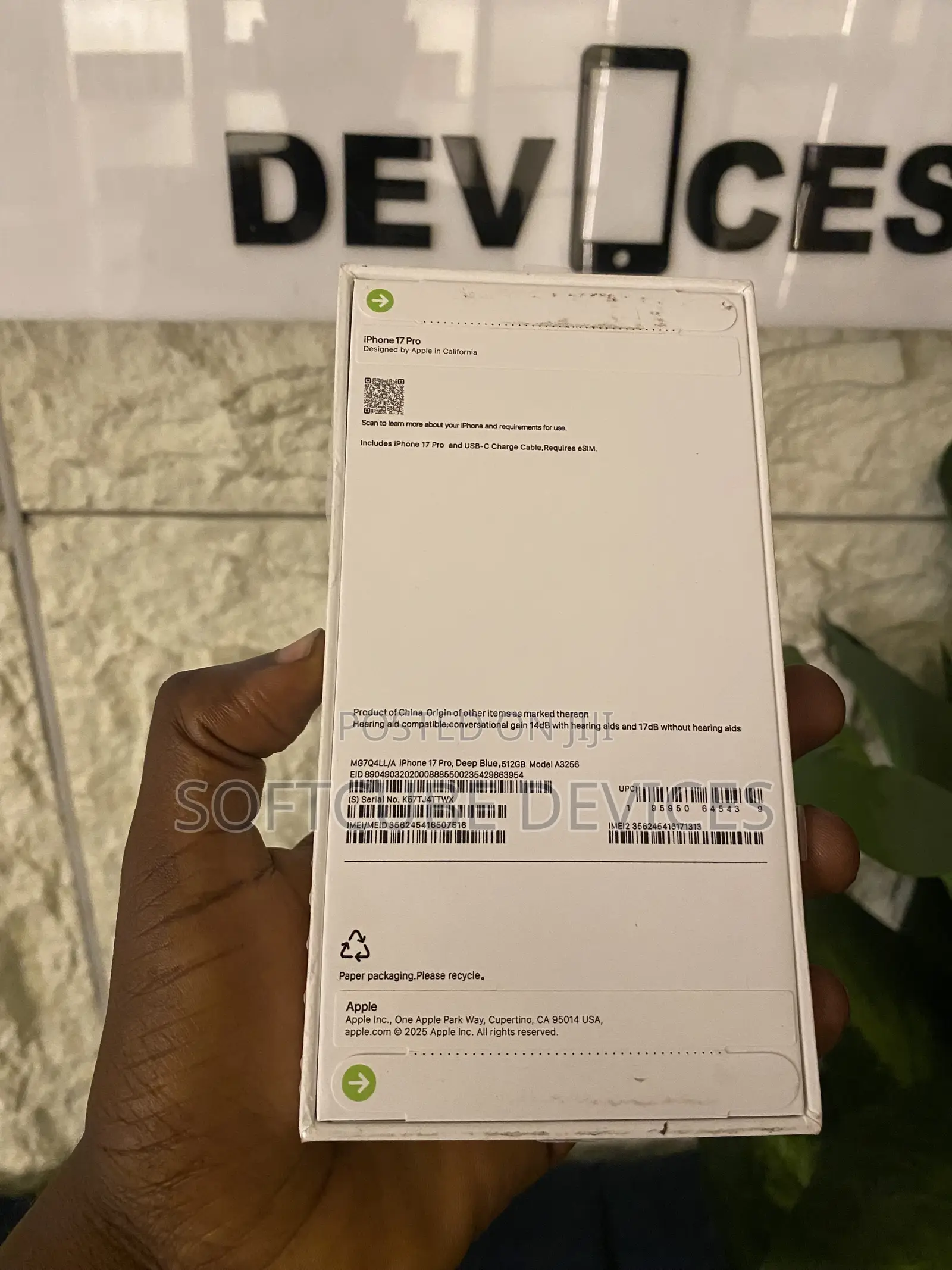 New Apple iPhone 17 Pro 512 GB Blue