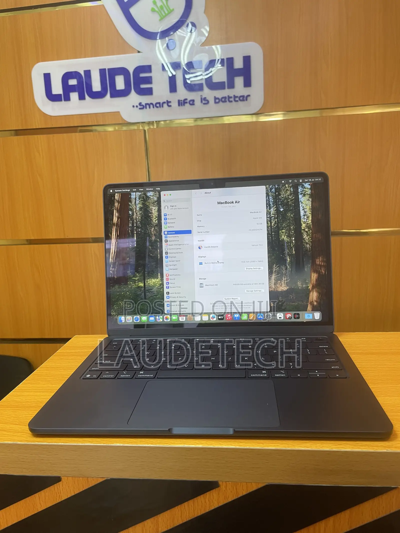 Laptop Apple MacBook Air 2025 M4 16GB Apple M4 SSD 512GB