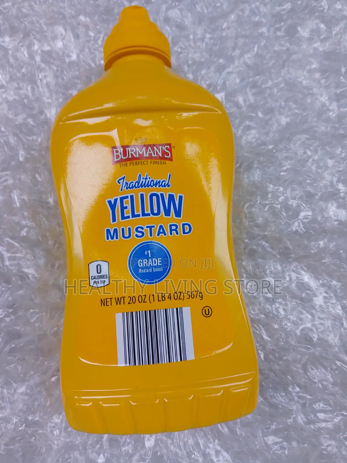 Burman's Traditional Yellow Mustard (567g)