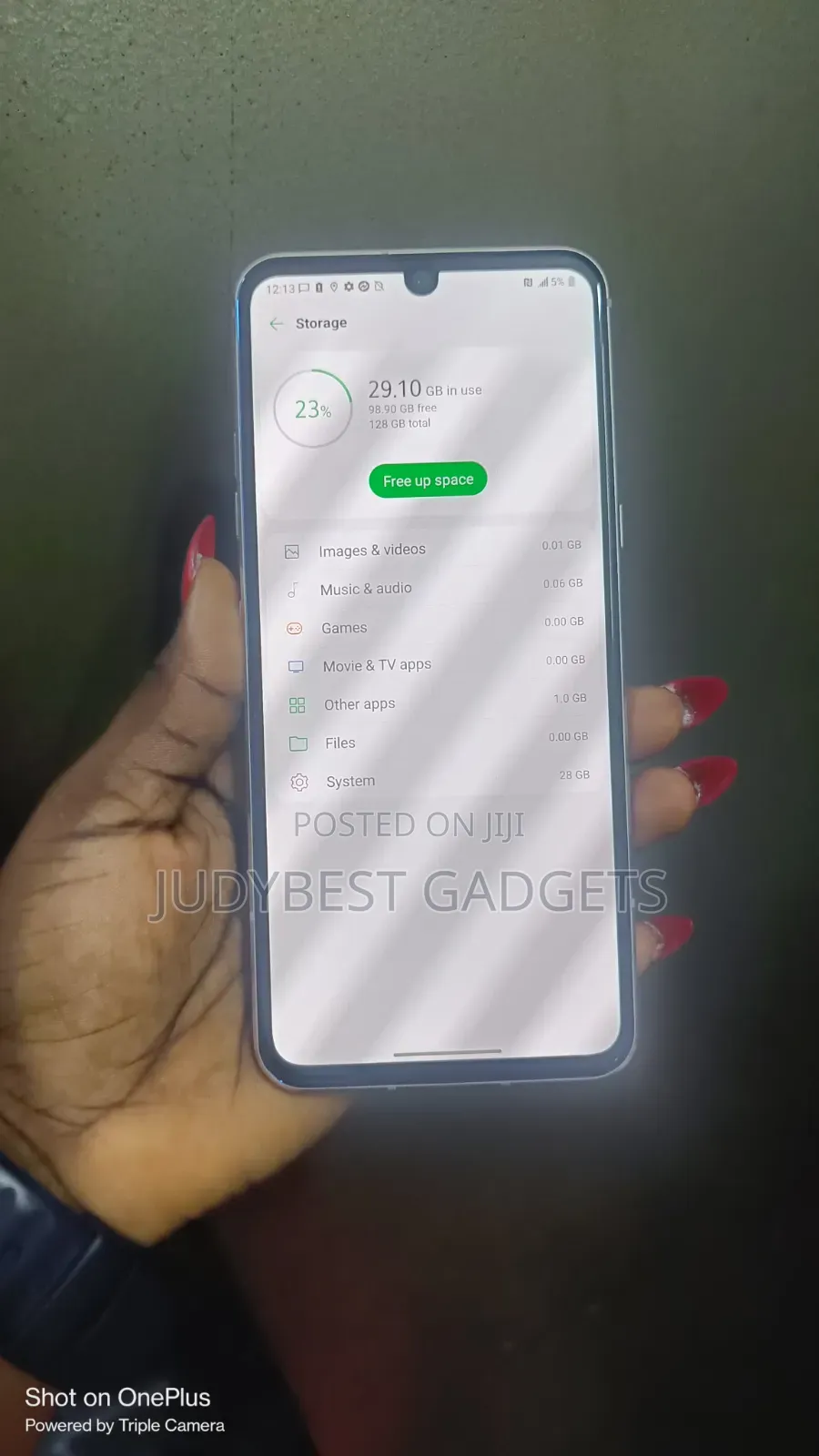 LG V60 ThinQ 5G 128 GB Blue