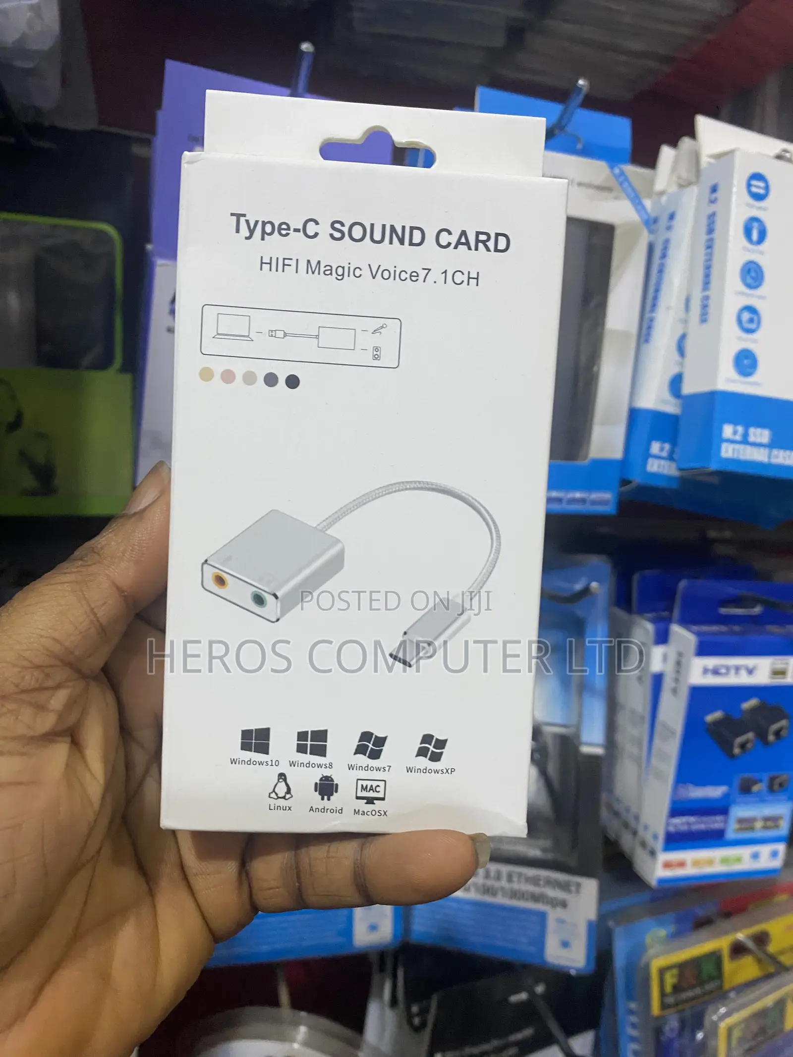 Type C Sound Card / USB Sound Card