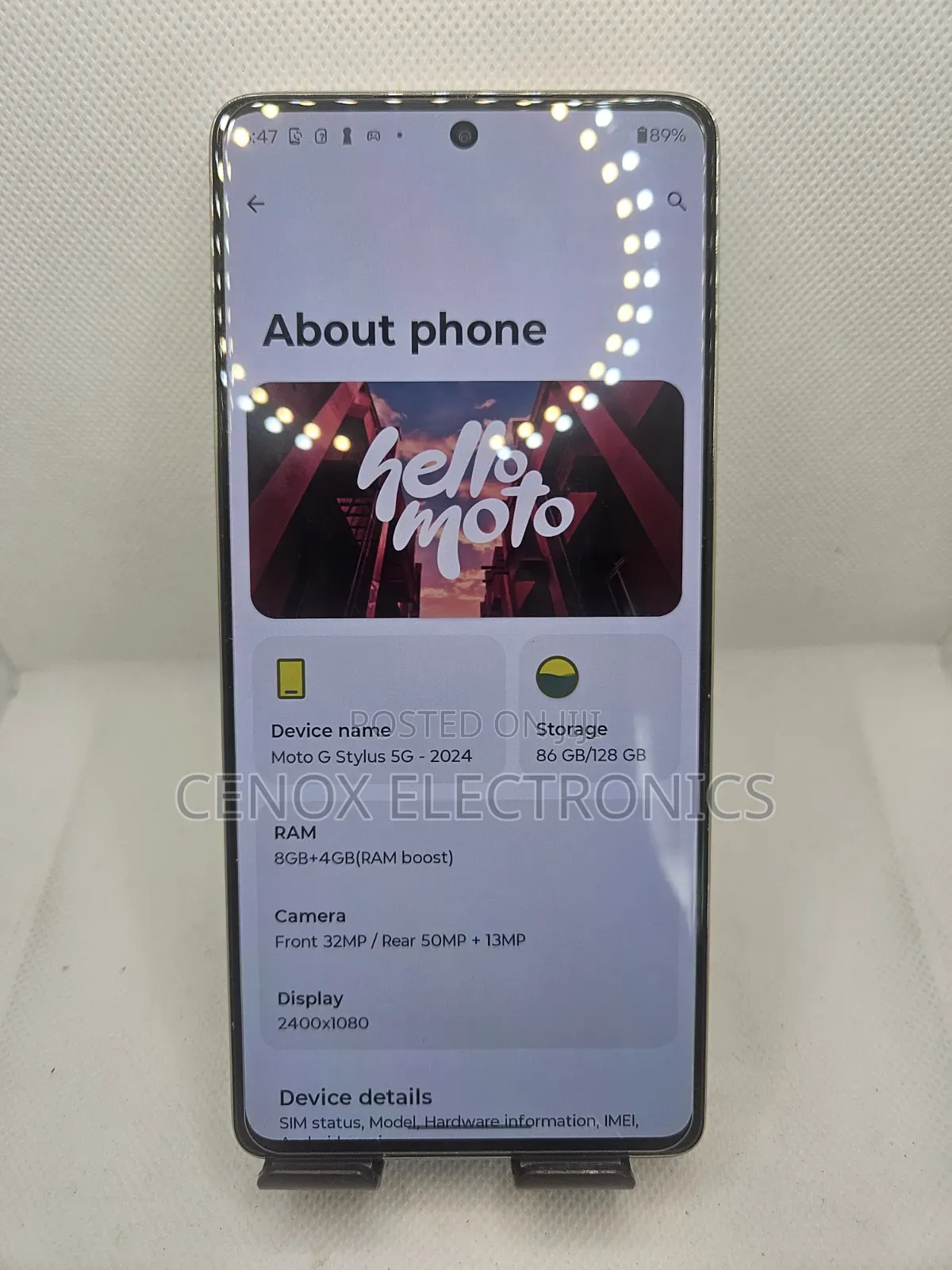 Motorola Moto G Stylus 5G (2024) 128 GB Yellow