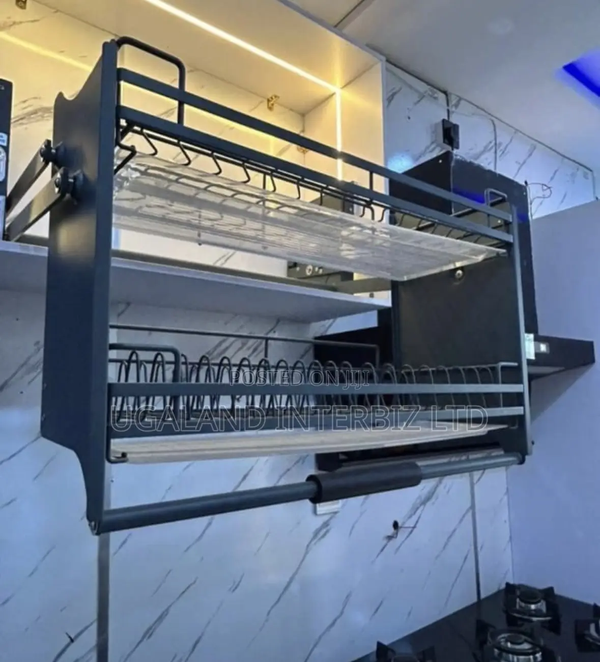 Pull Down Kitchen Cabinet Shelf