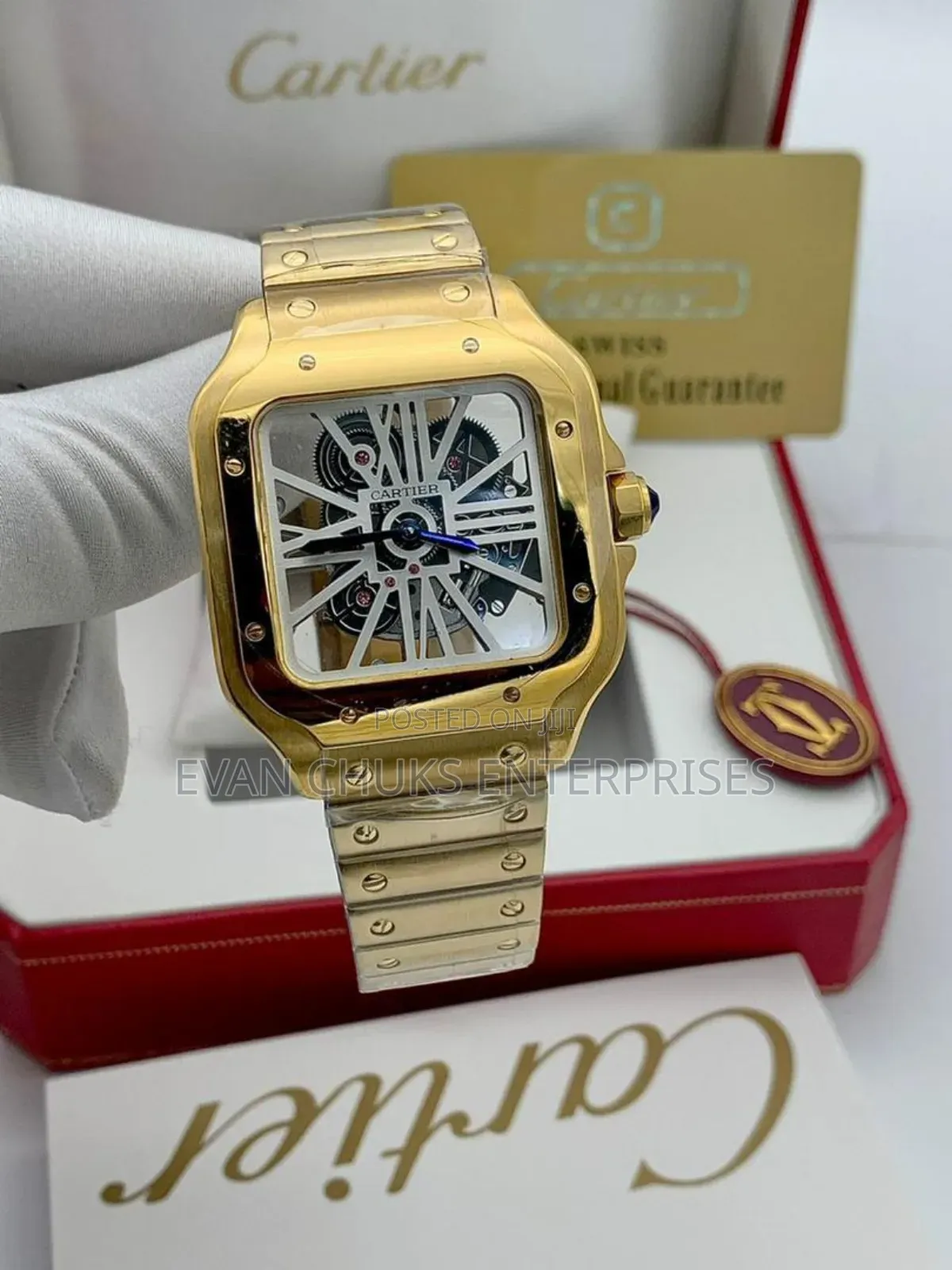 Luxury Cartier Santos Skeleton AAA Quality
