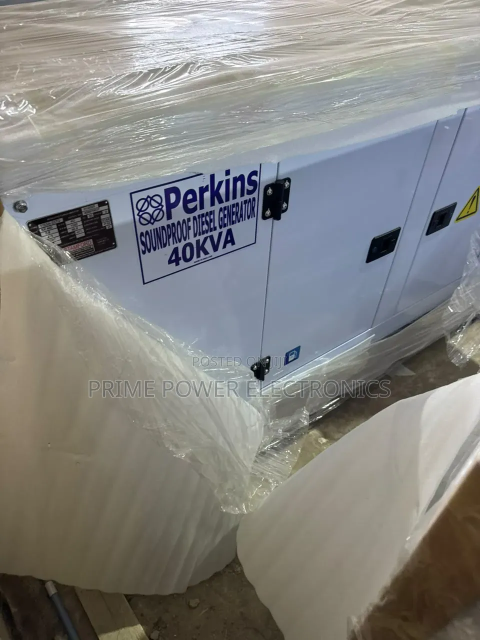 40kVA Perkins Diesel Soundproof Generator – 100% Copper Coil