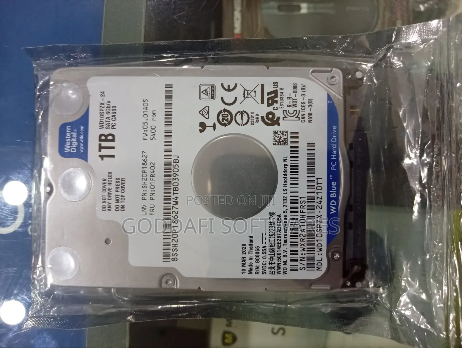 1TB Laptop Hard Drive HDD| Goddafi Stores