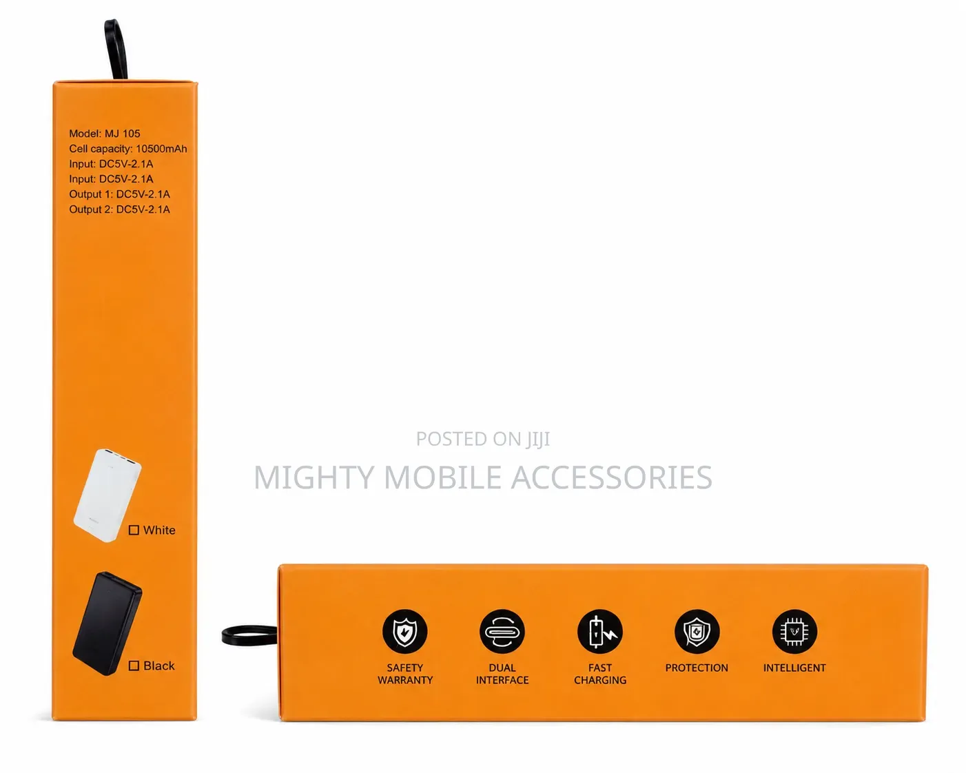 MAJOR 1 10500mAh Power Bank – Dual USB Fast Charging