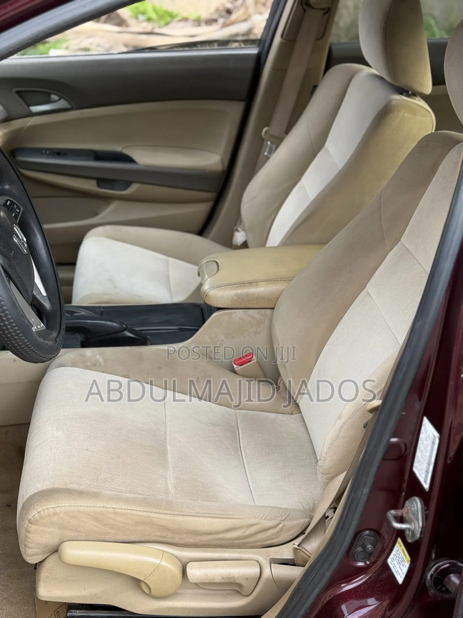 Honda Accord 2010 Maroon