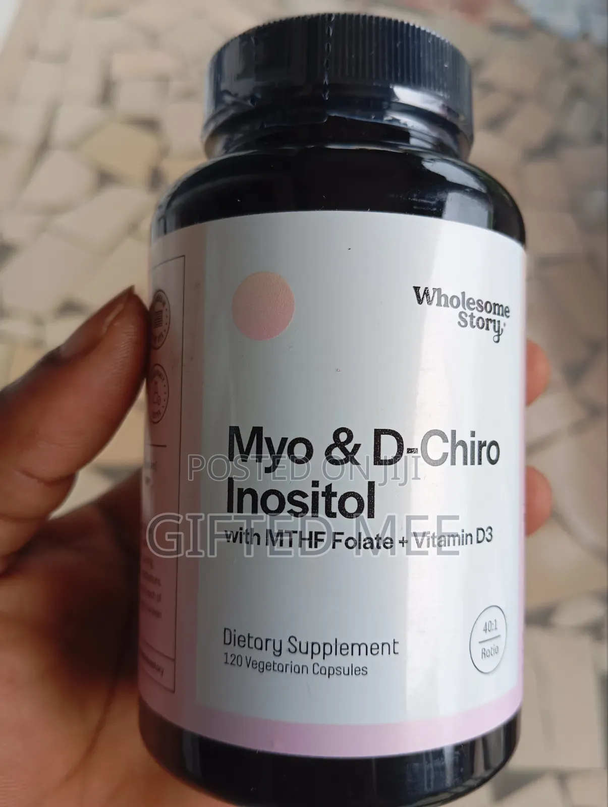 Wholesome Story Myo+d-Chiro Inositol + MTFH Folate + Vit. D3