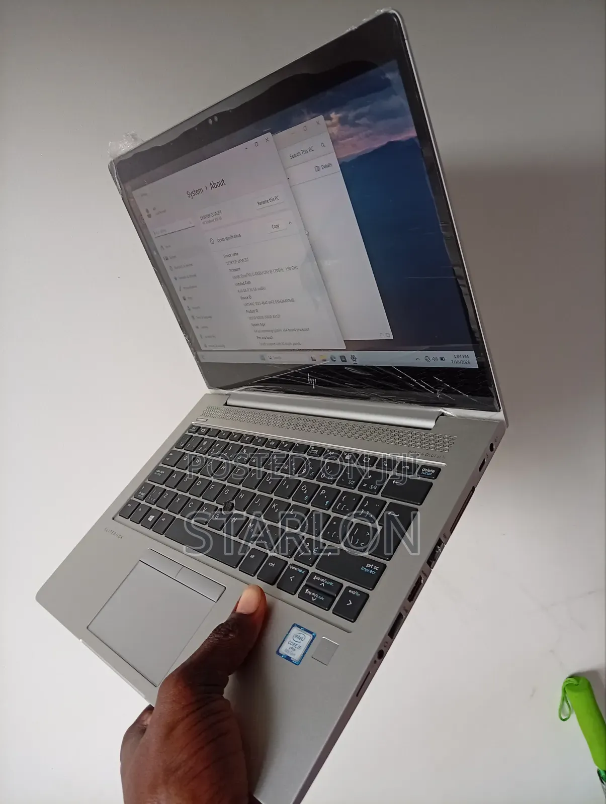 Laptop HP EliteBook 830 G5 8GB Intel Core i5 SSD 256GB