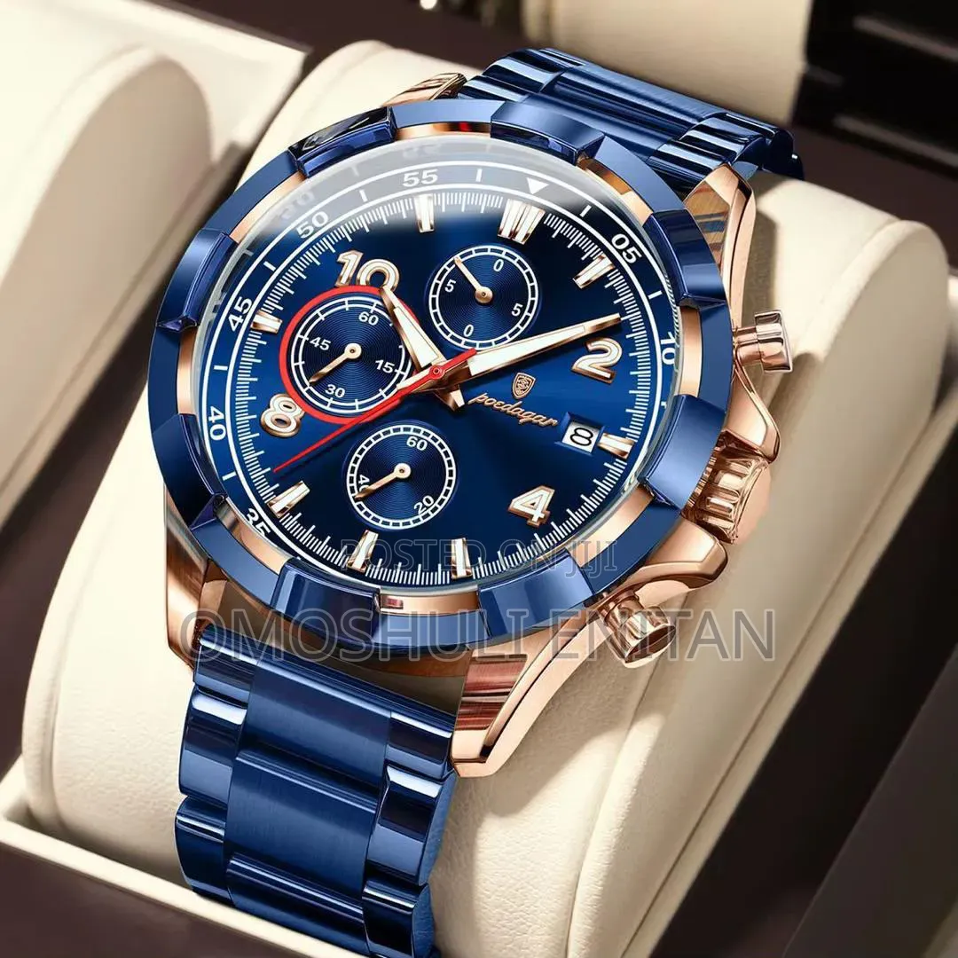 Poedagar Chain Chronograph Watch