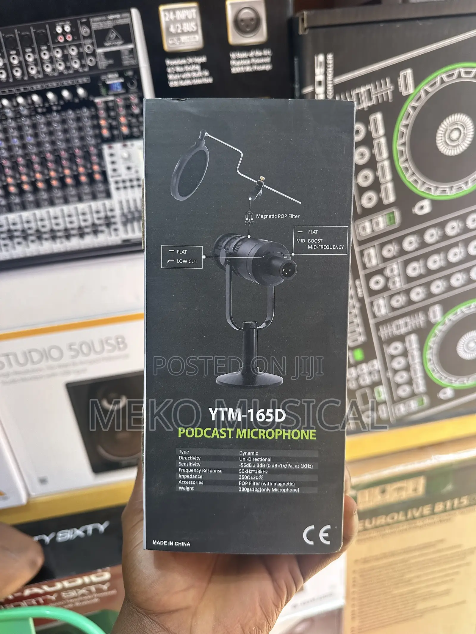 Podcast Microphone Ytm-165d