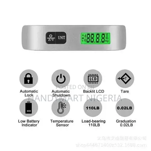 Portable Electronic Luggage Scale