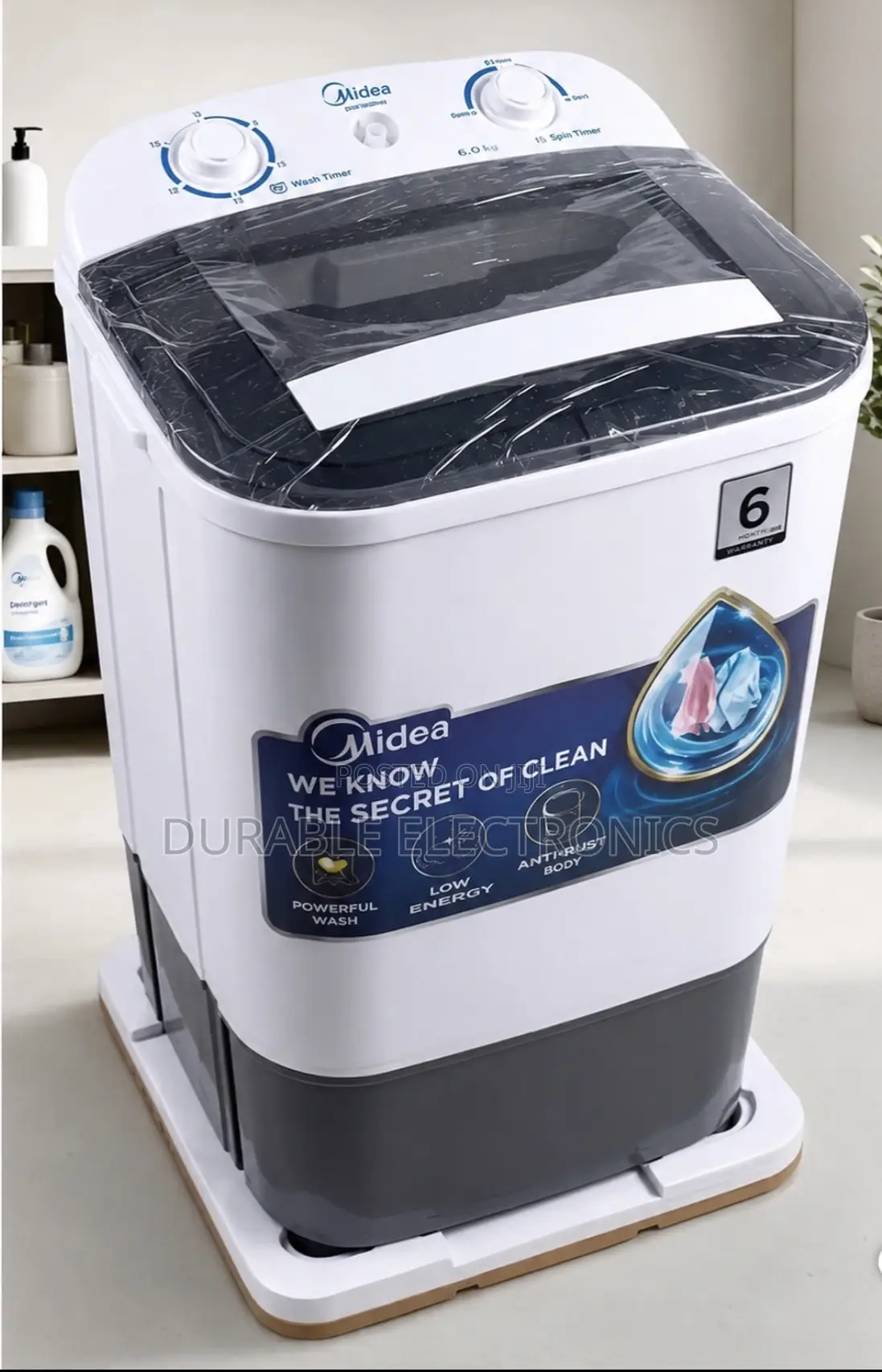 Midea Washing Machine Single Tub 6kg