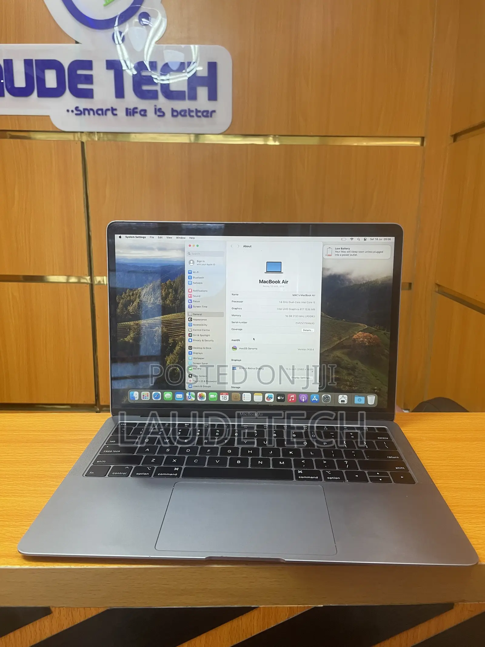 Laptop Apple MacBook Air 2019 16GB Intel Core i5 SSD 512GB