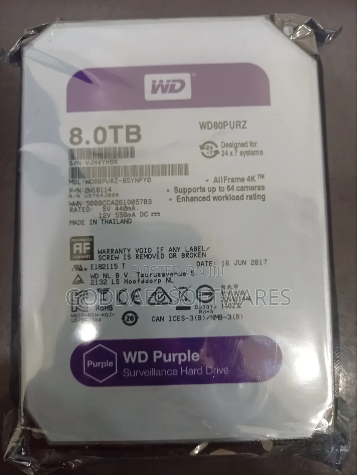 8TB Surveillance HDD | Goddafi Stores