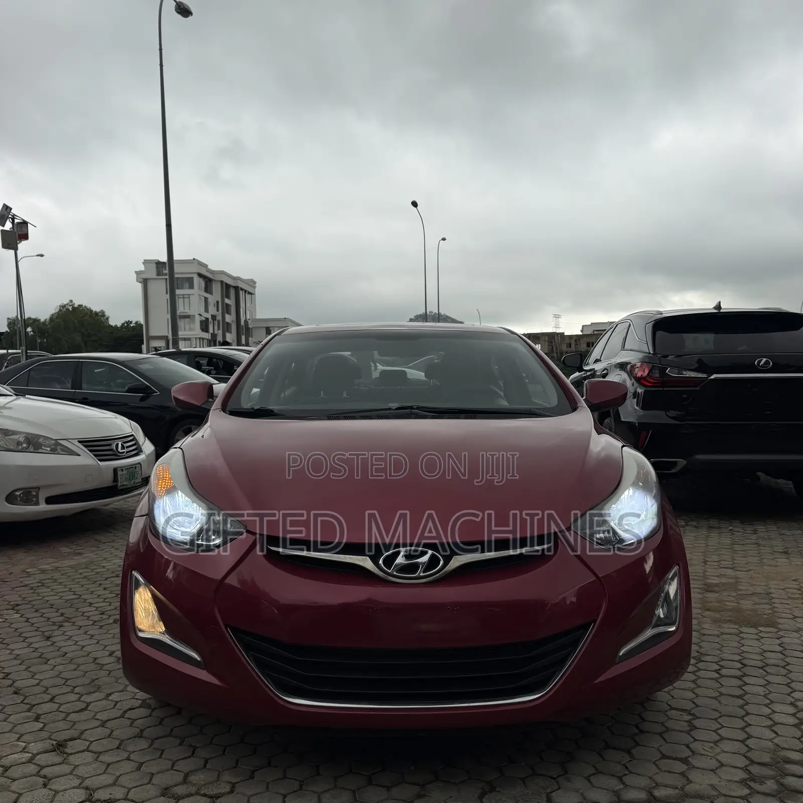 Hyundai Elantra Limited Sedan FWD (1.8L 4cyl 6A) 2013 Red