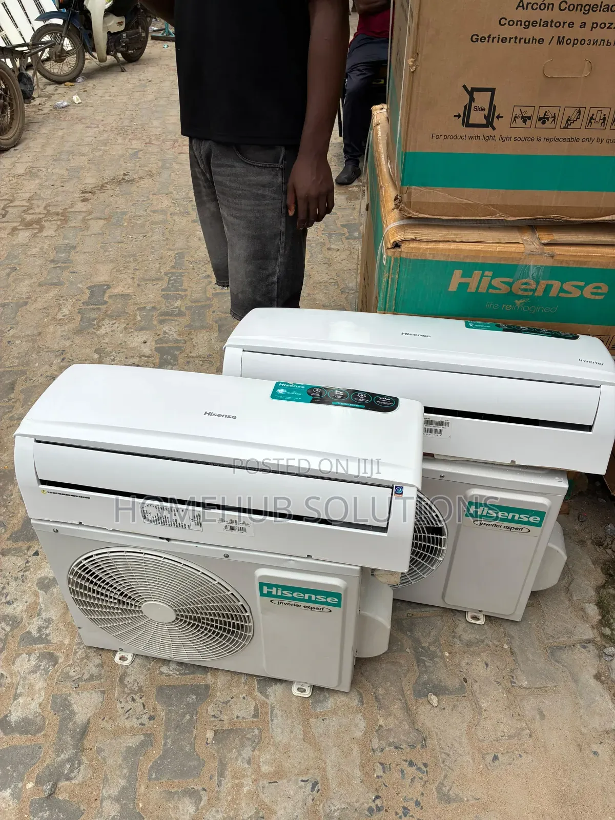 1.5hp Hisense Original Inverter Air Conditioner With Full Kits