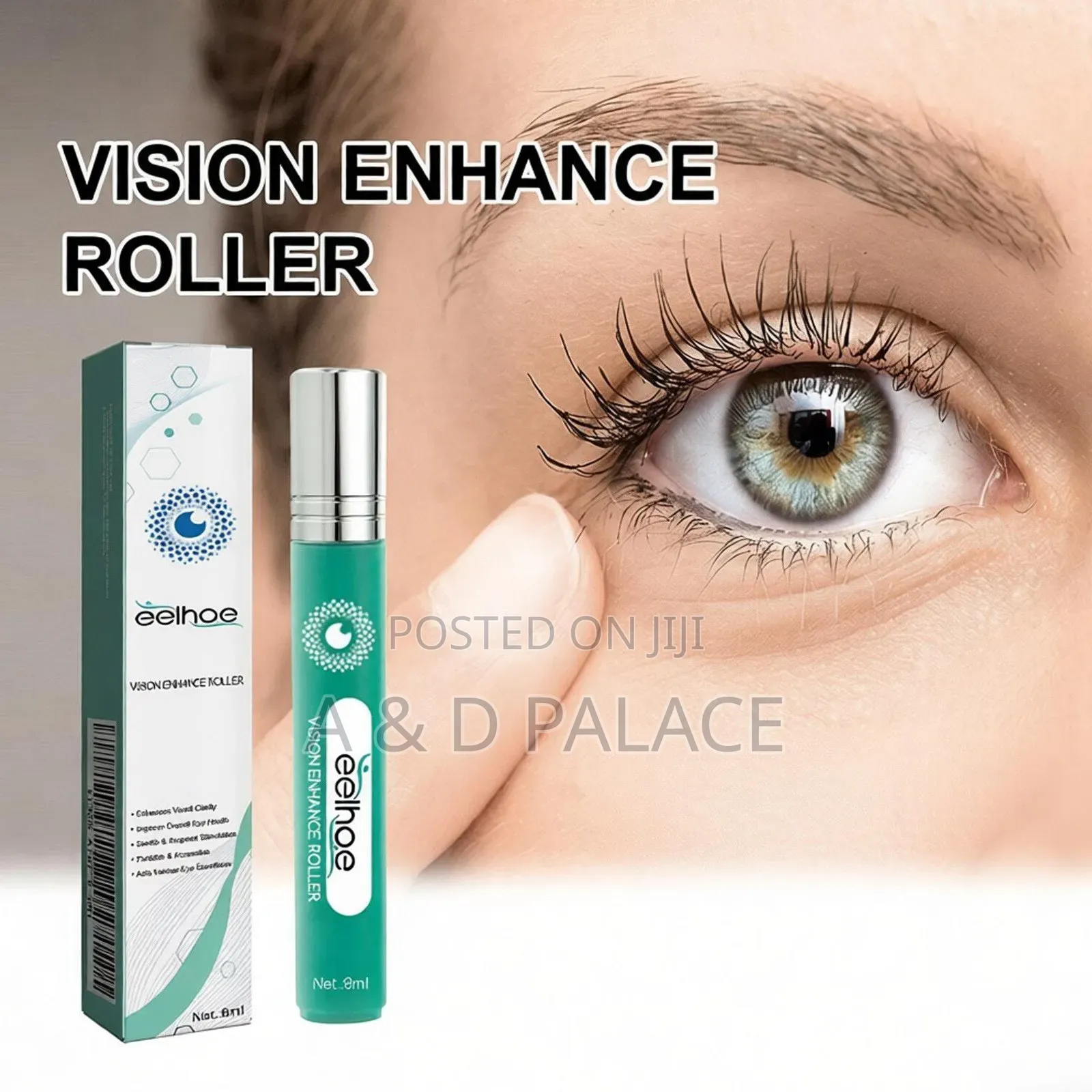Eelhoe Eye Roller Essence Gentle Daily Eye Massage ( Comfortable Care)