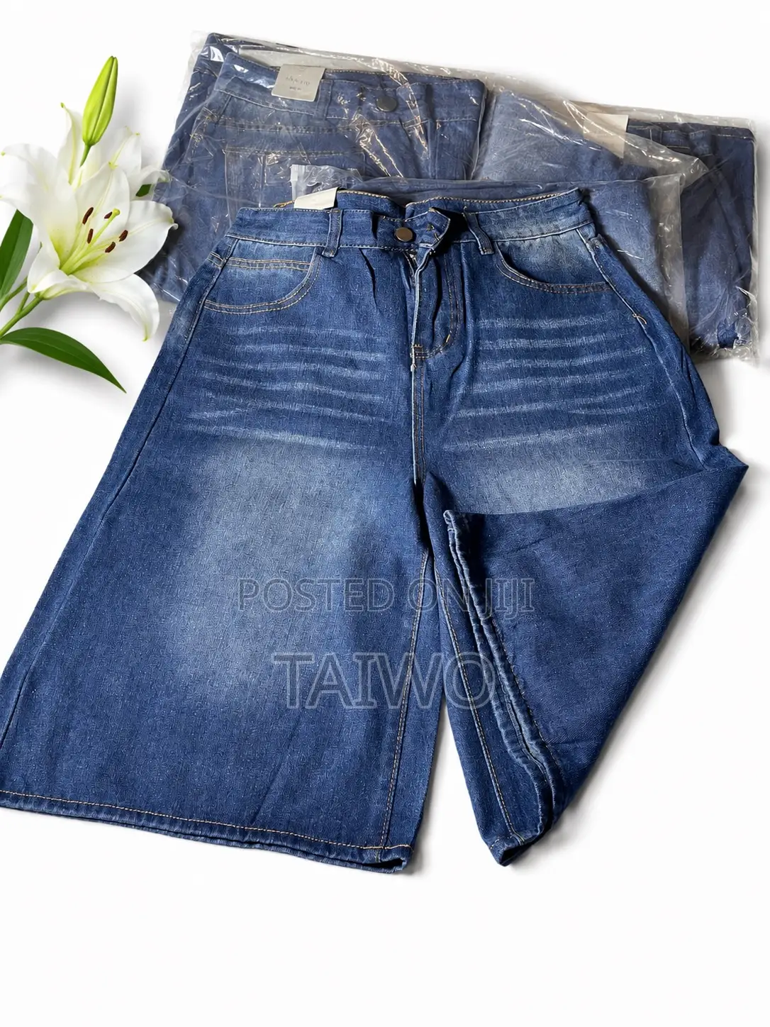 Unisex Wide Leg Jorts