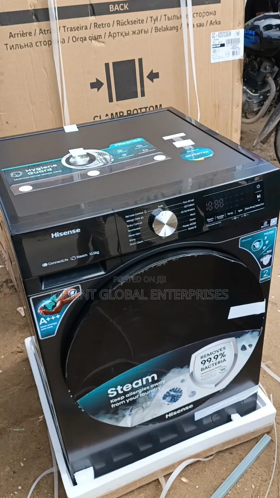 Hisense 10.5 Kg Front Load Washing Machine