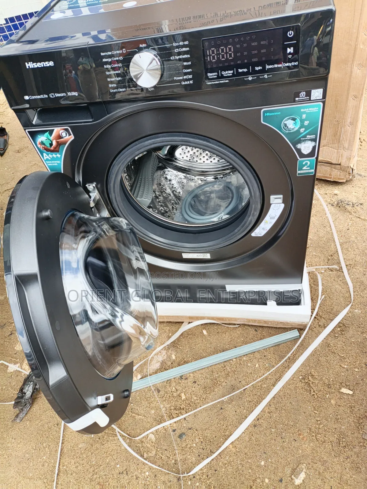 Hisense 10.5 Kg Front Load Washing Machine