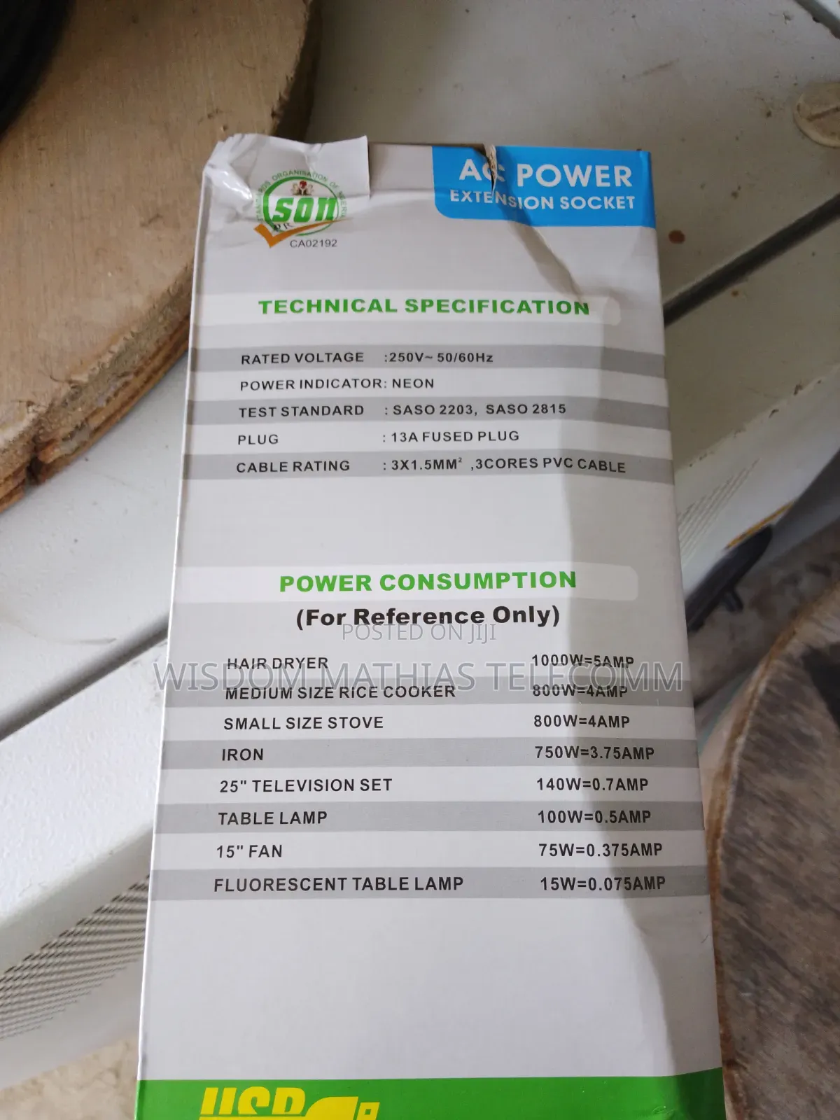 APC 5-Way Surge Protector Extension Socket 2 USB + Type-C