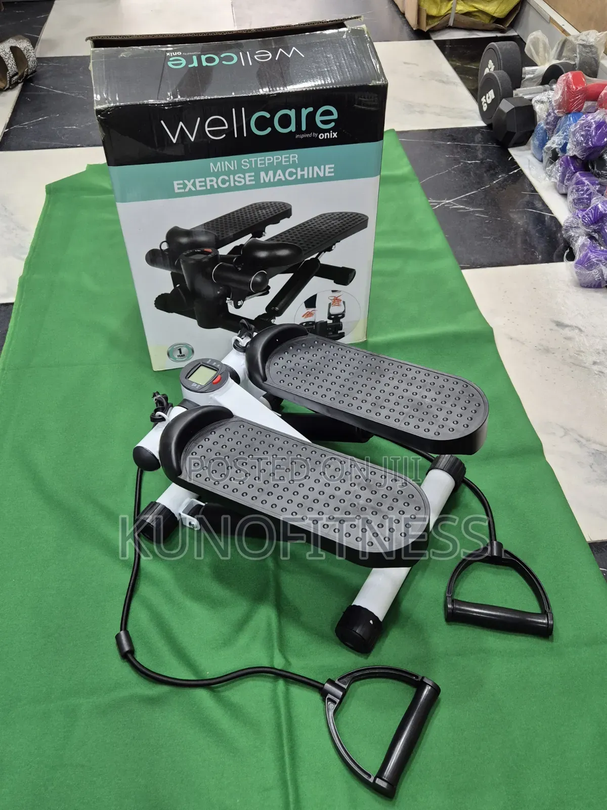 Compact Mini Stepper With Bands – Home Cardio
