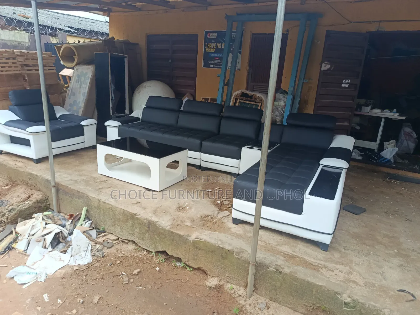 Sofa Set of Chair L Shape + 1 Single