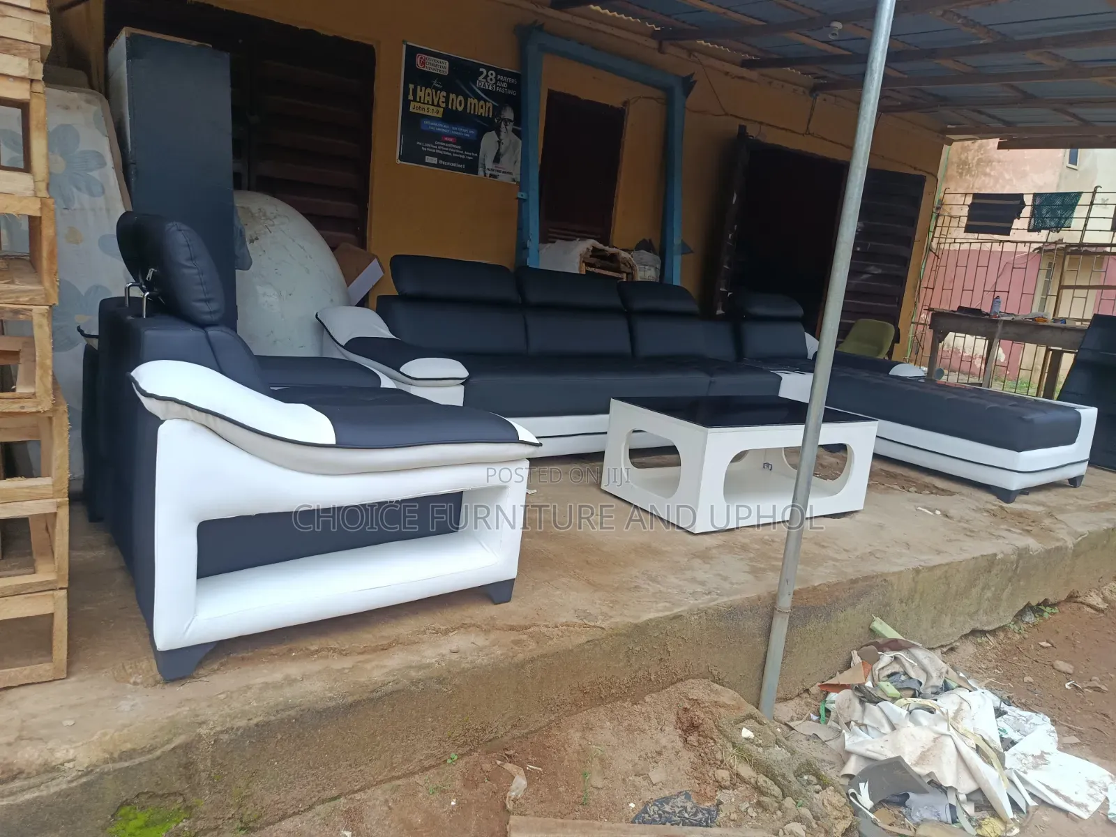 Sofa Set of Chair L Shape + 1 Single