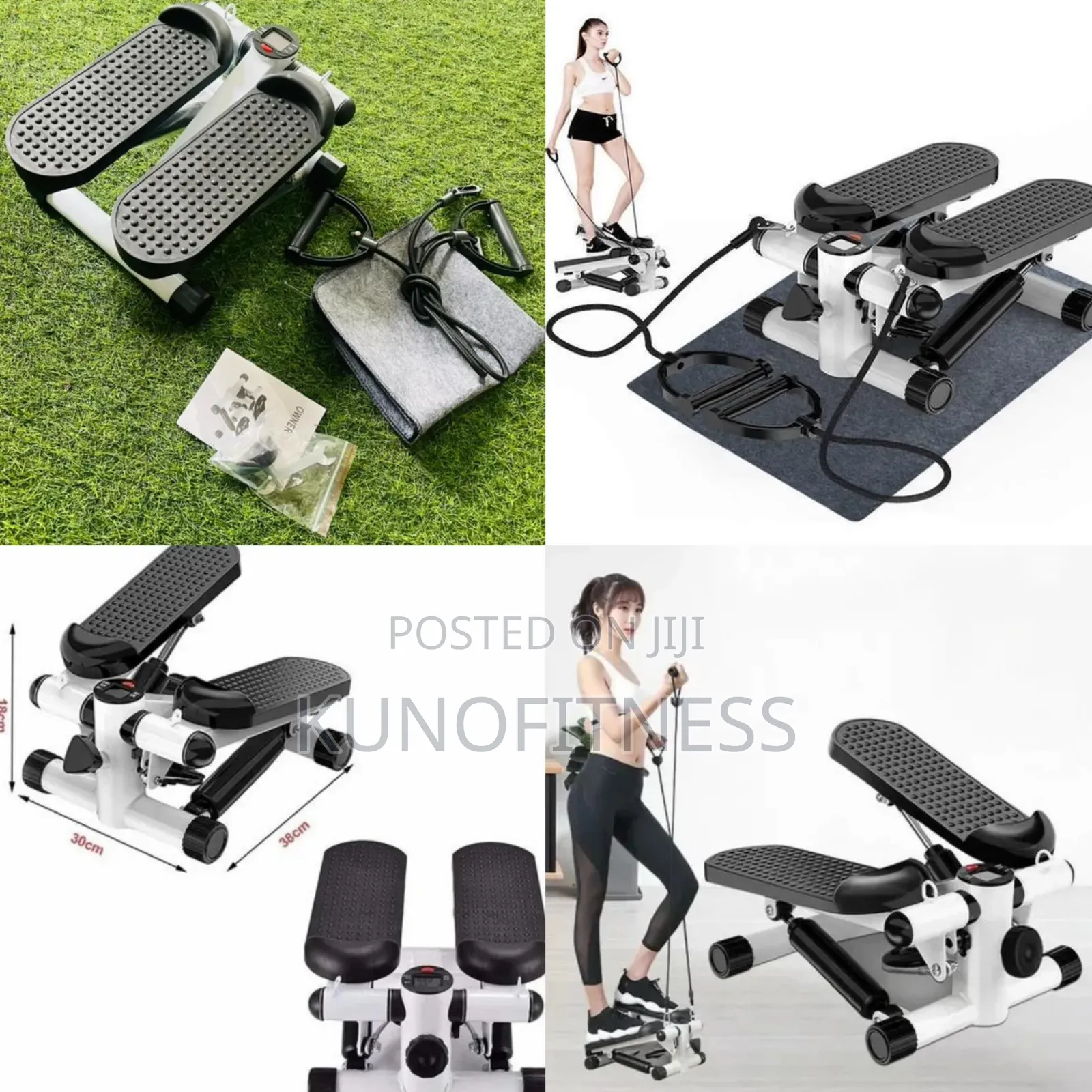 Mini Stepper With Bands – Cardio Toning Machine