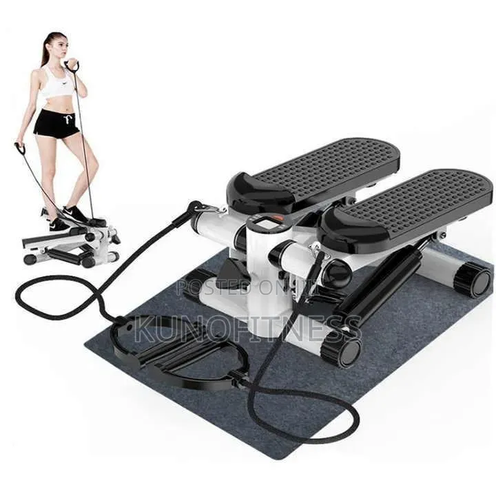 Home Mini Stepper With Resistance Bands – Compact