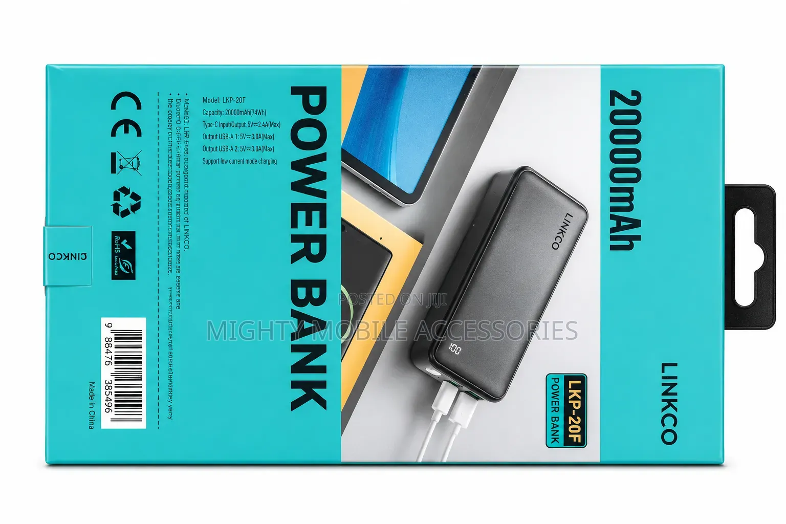 LINKCO 20000mAh Fast Charging Power Bank (LKP-20F)
