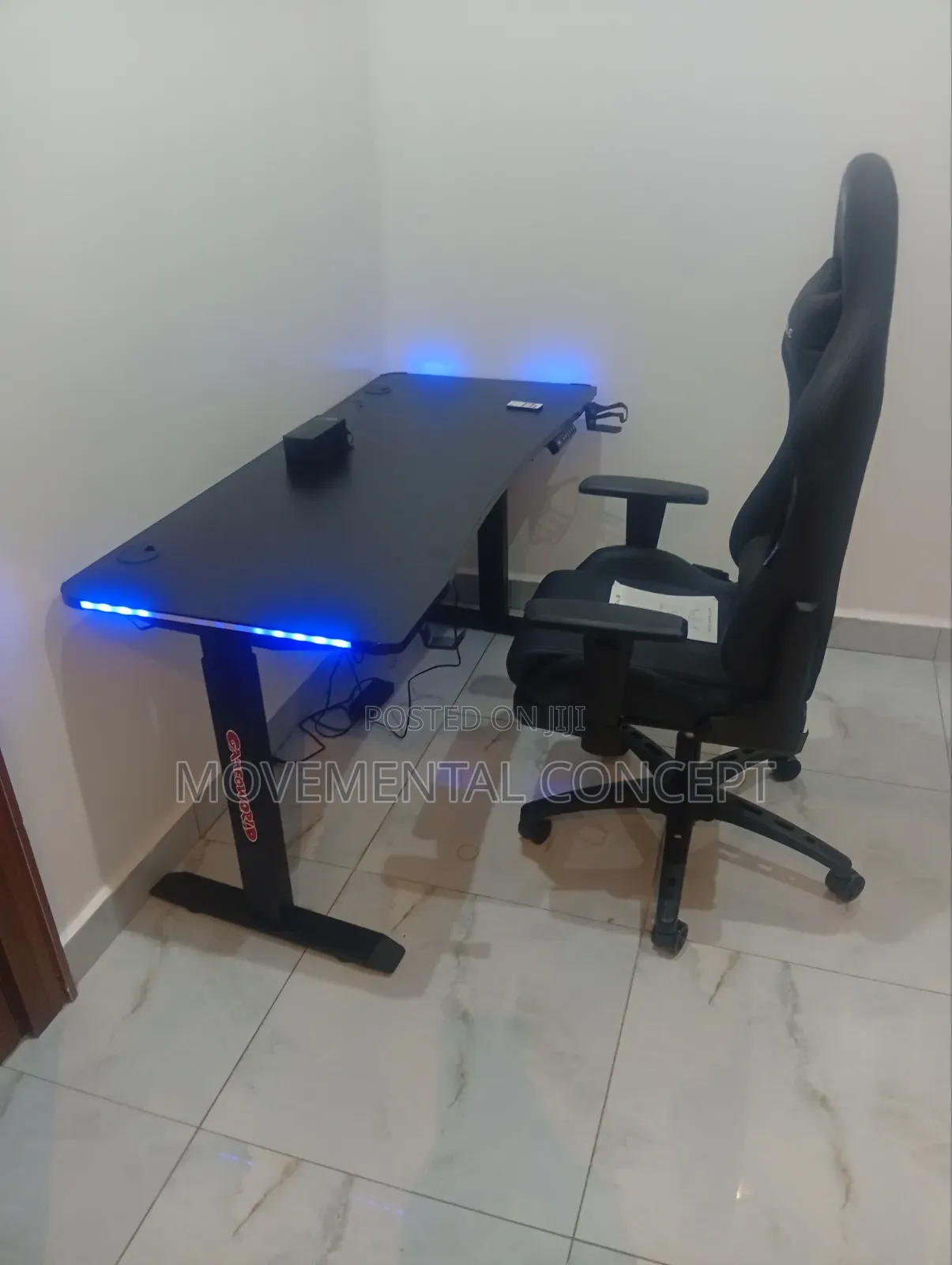 Electric Gaming Table and Furgle Gaming Chair
