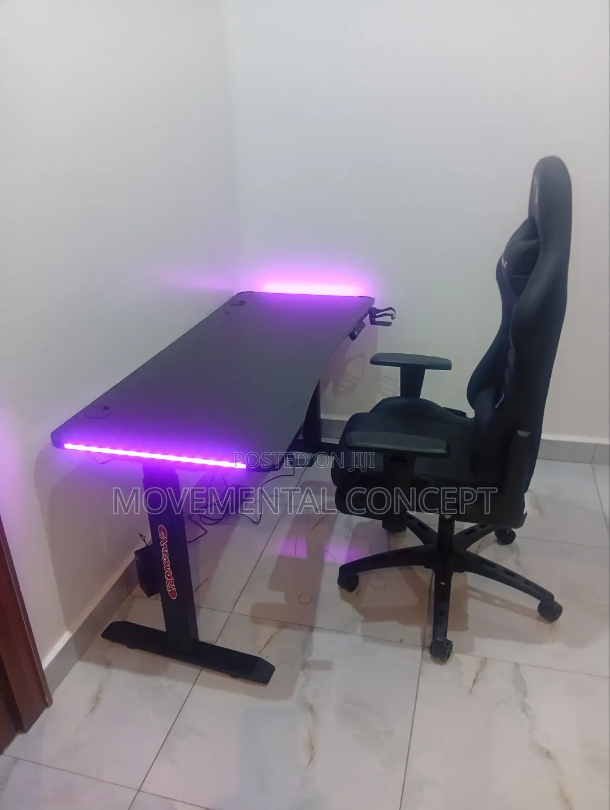 Electric Gaming Table and Furgle Gaming Chair