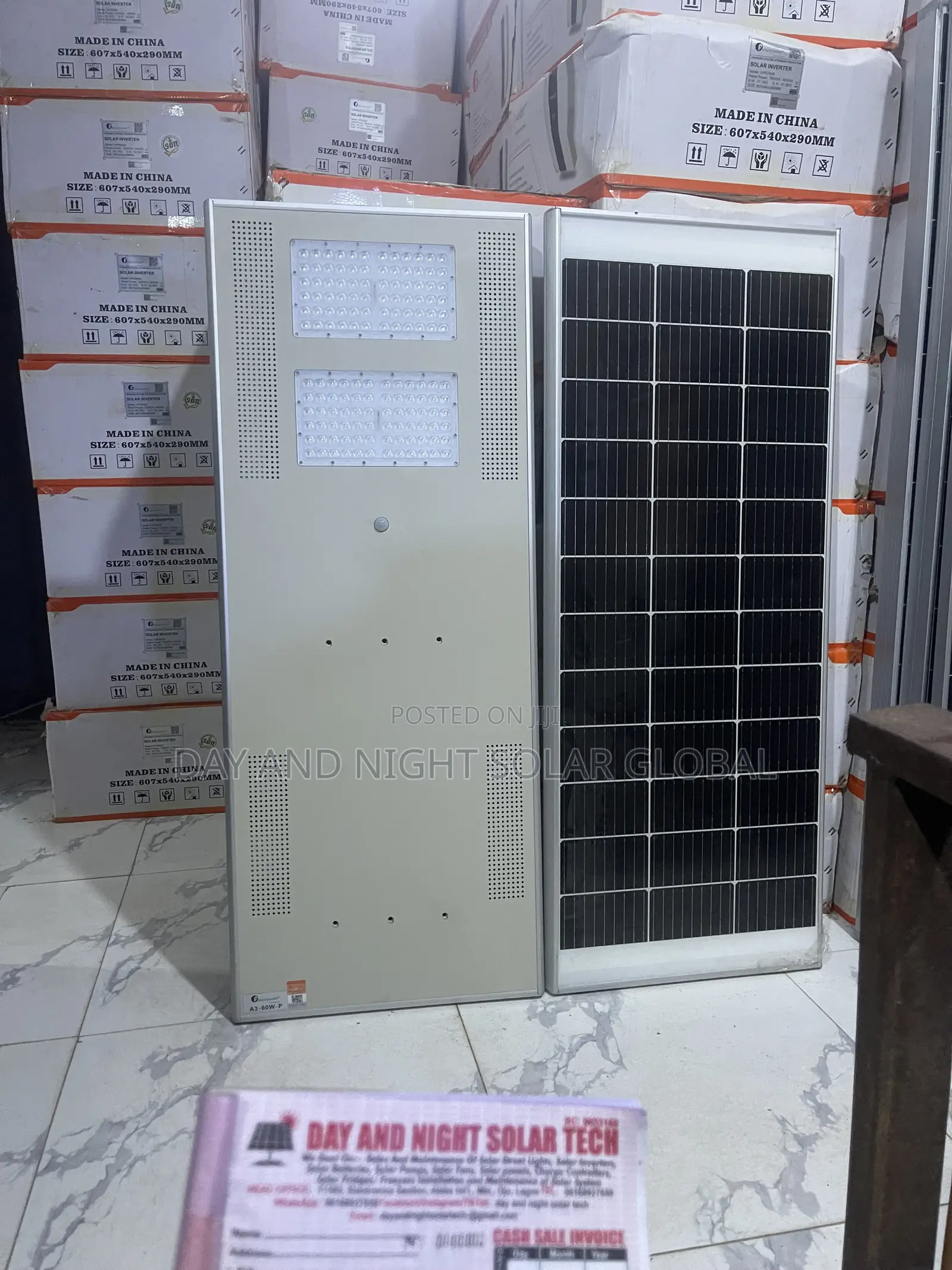 A 3 60watts Felicity Solar Street Lights
