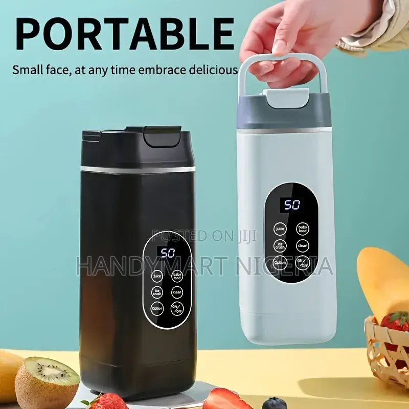 12 Blades Portable Rechargeable Shaker Fruit Juicer 22% OFF