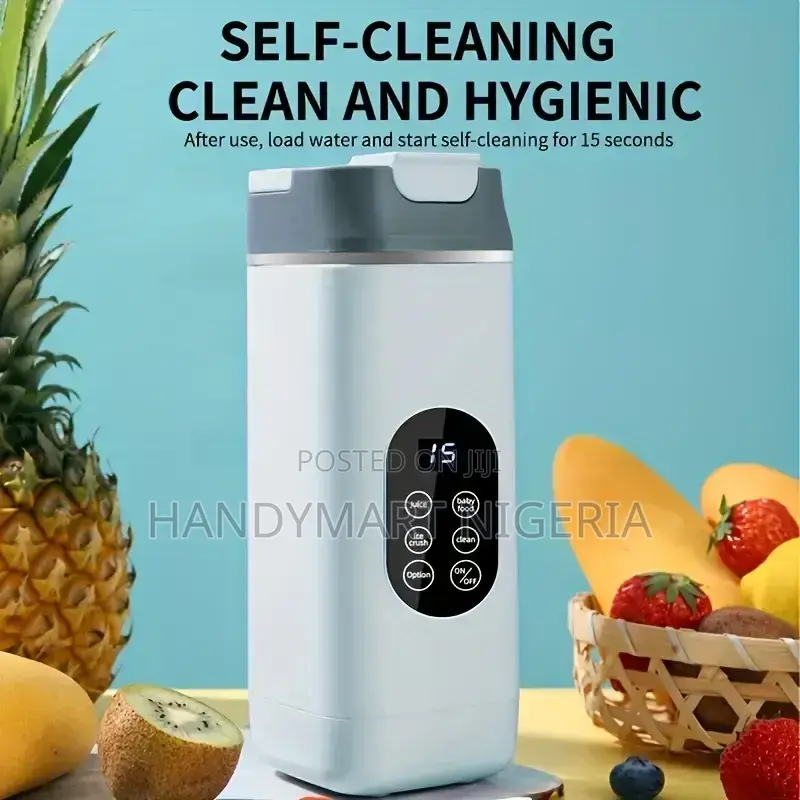 12 Blades Portable Rechargeable Shaker Fruit Juicer 22% OFF