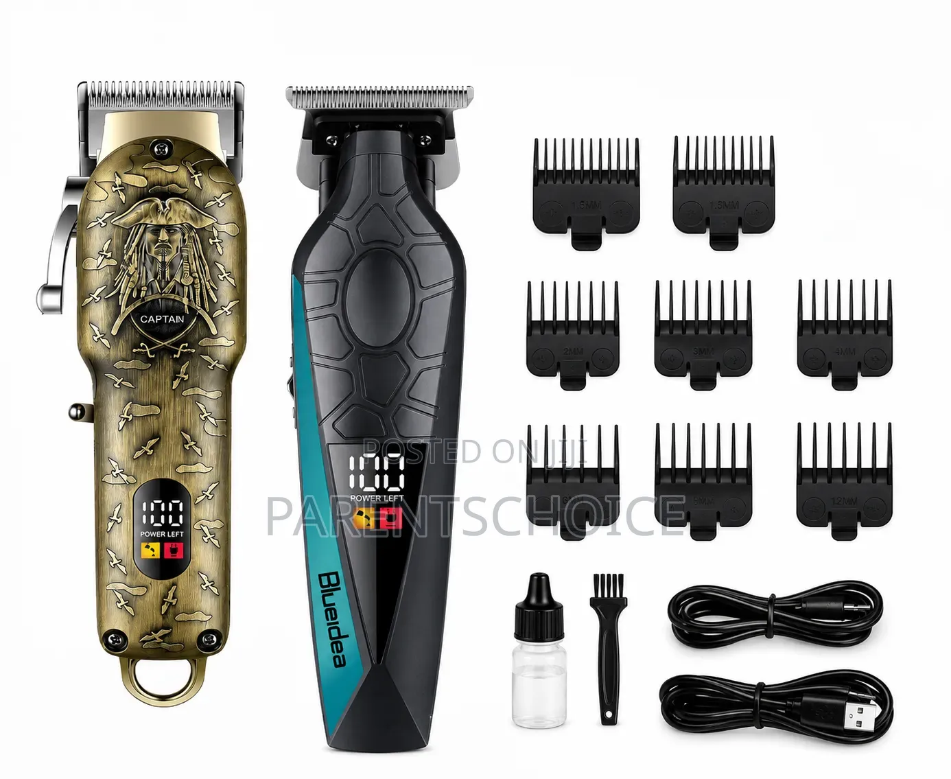 2-in-1 Professional Rechargeable Hair Clipper Set
