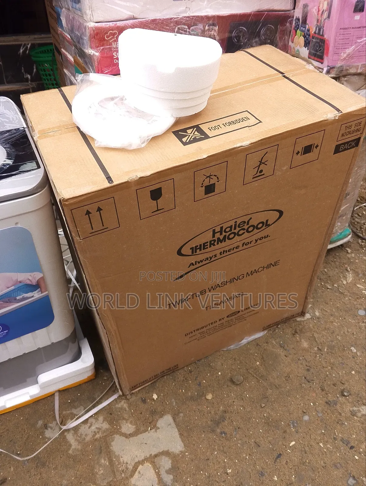 Haier Thermocool 8kg Washing Machine Twin Top