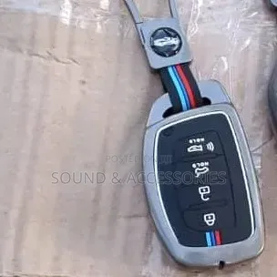 Hyundai 4 Buttons Metallic+Silicone Car Keycover/Keyholder