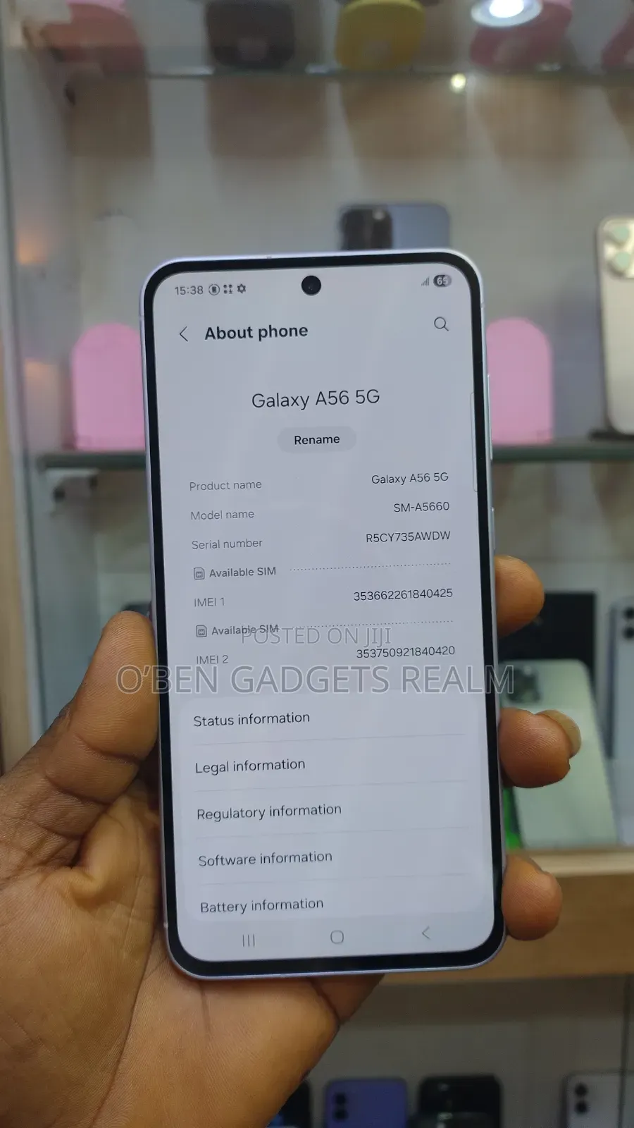 Samsung Galaxy A56 256 GB White