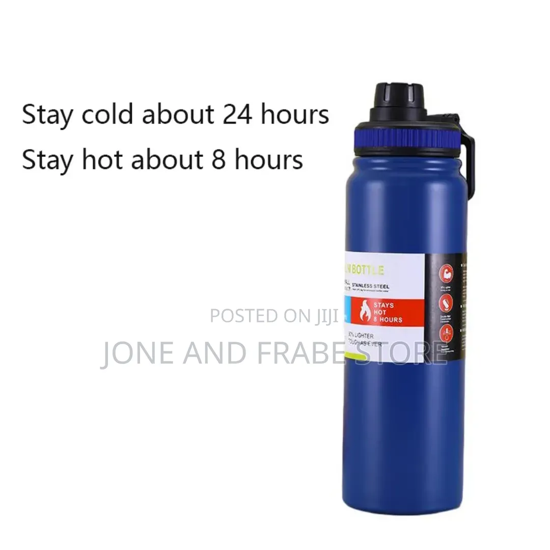 800ml Thickened Vacuum Thermo Stainless Steel Water Bottle