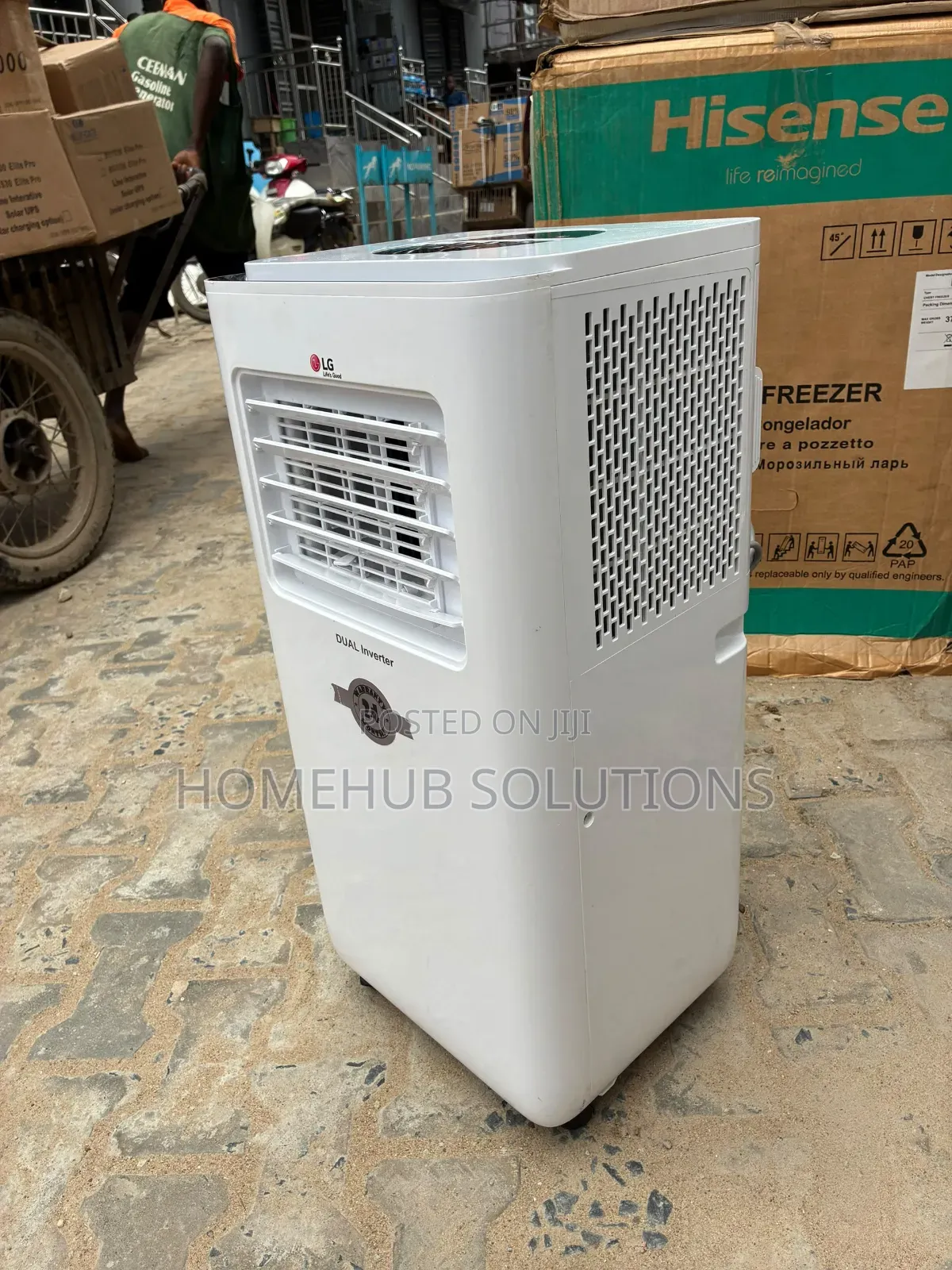 1.5hp LG Dual Inverter Portable Air Conditioner With Remote